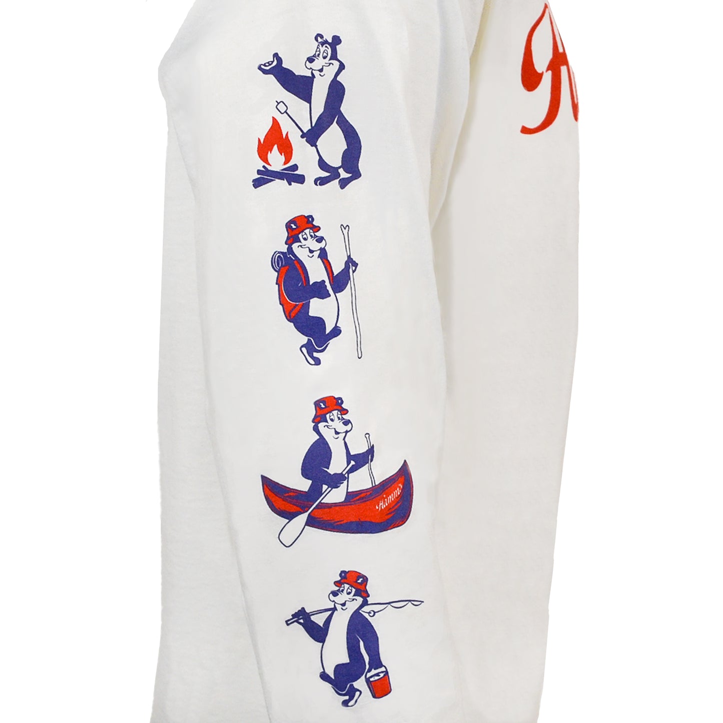 Hamm's Summer Bear Long Sleeve Tee