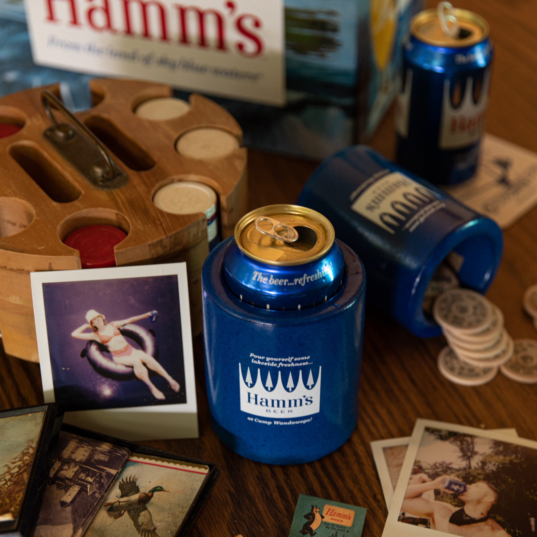 Hamm’s x Wandawega Vinyl Dipped Koozie