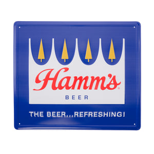 Hamm's Crown Metal Sign