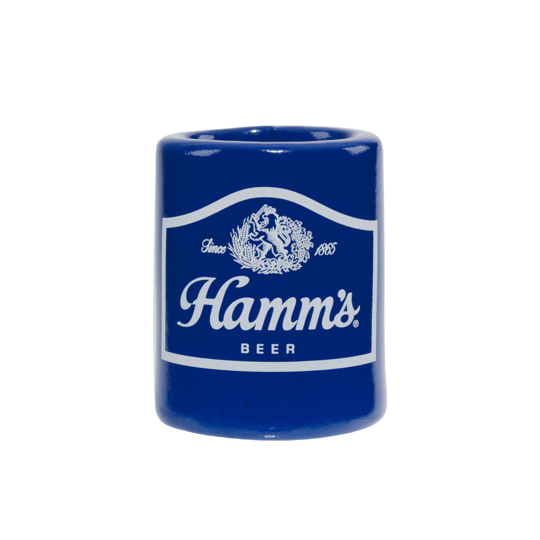 Hamm's Blue Vinyl Dipped Beverage Holder