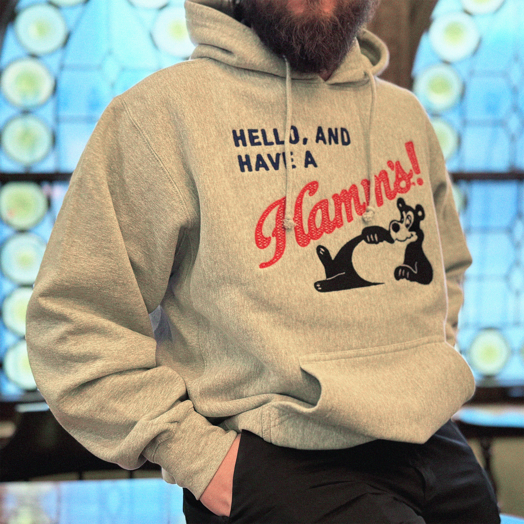Hamms 2025 beer hoodie