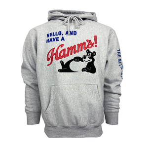 Gray Embroidered Hamm's Hoodie