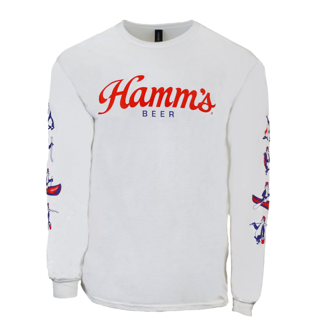 Hamm's Summer Bear Long Sleeve Tee