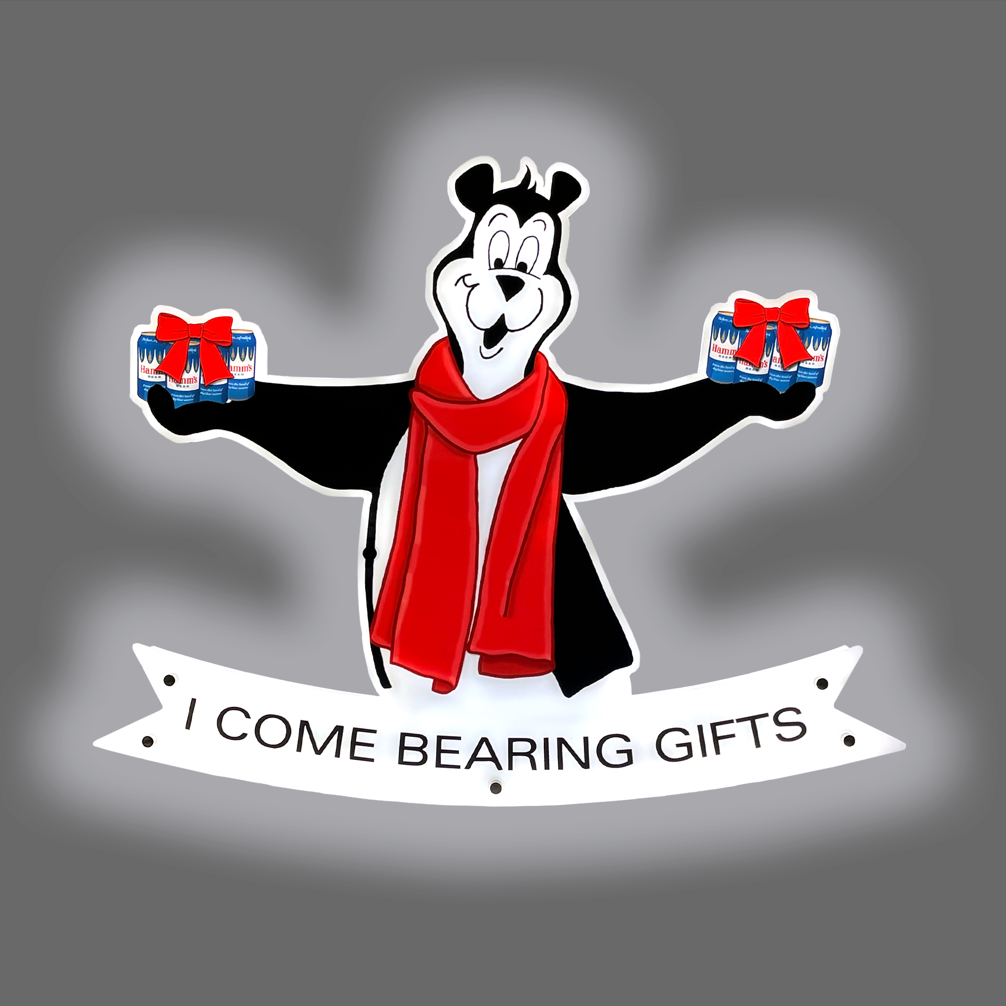 I Come Bearing Gifts LED Sign